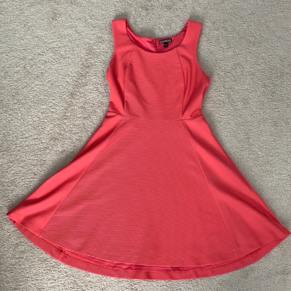 Coral dress